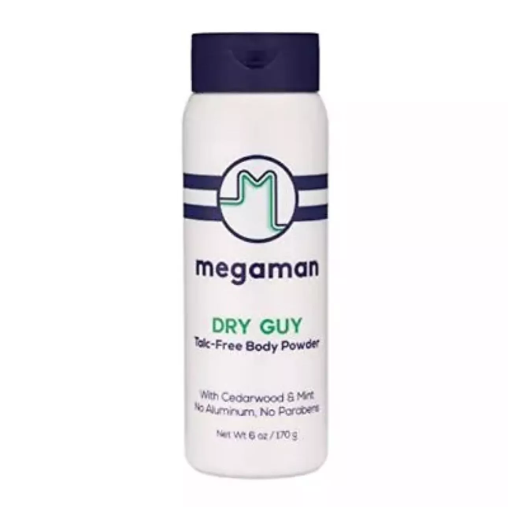&quot;Megababe Dry Guy Talc-Free, All-Natural Sweat Absorbing Body Powder, 6 oz&quot;
