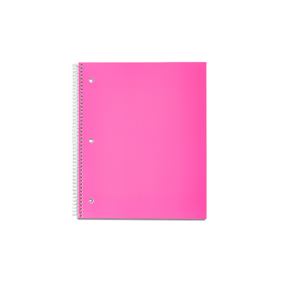 "Pen + Gear College Ruled 1-Subject Poly Notebook"
