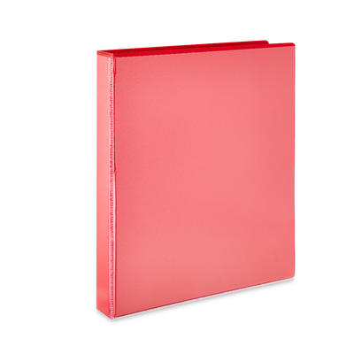 "Pen+Gear Durable View 1 D-Ring Binder, Red (1-Pack)"
