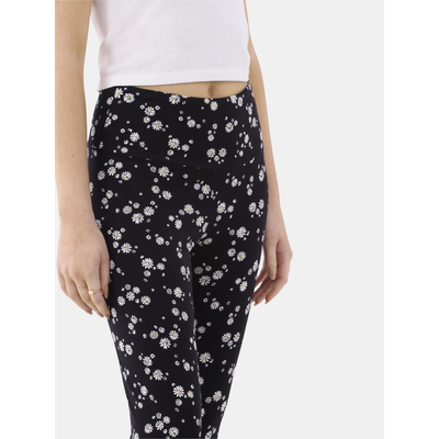 "Disty Floral Ankle Leggings in Small Size"

