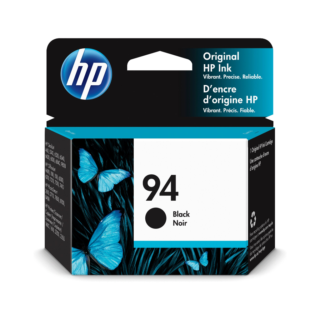 &quot;HP 94 (C8765WN) Black Original Ink Cartridge for HP Printers&quot;
