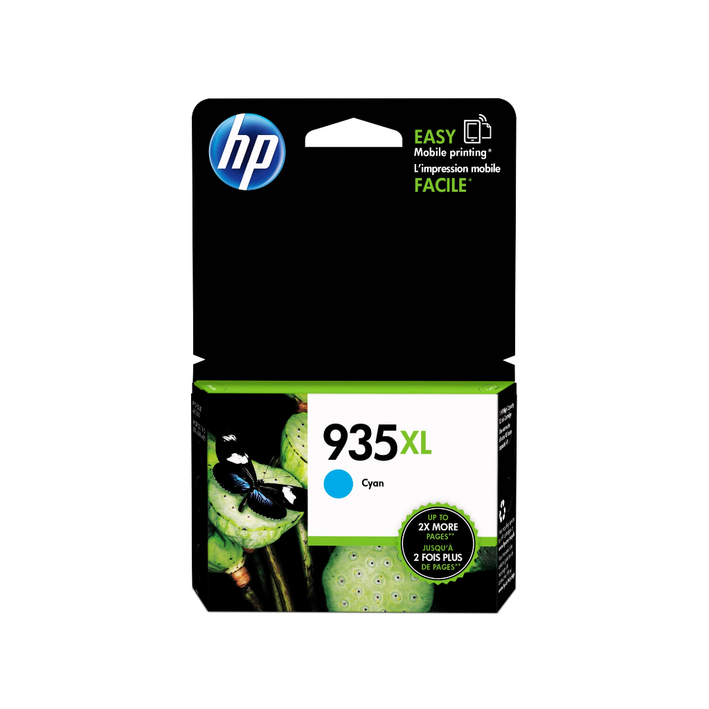&quot;HP 935XL Cyan High-Yield Ink Cartridge, 825 Pages, C2P24AN#140&quot;
