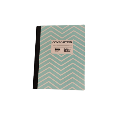 &quot;Blue Chevron Composition Notebook with College Ruled Lined Pages – Cute Design for Boys, Teens, and Kids&quot;
