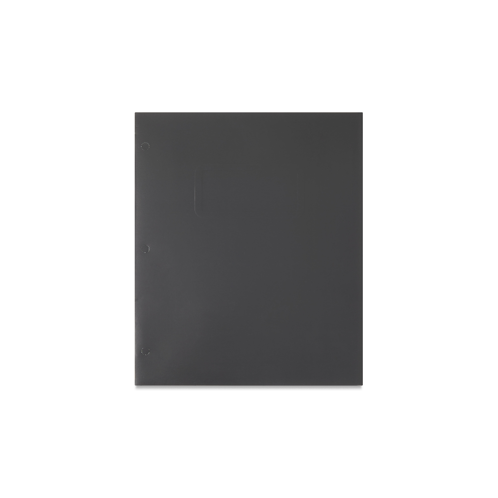 &quot;Pen+Gear Black Letter Size 2-Pocket Paper Folder, 9.5 x 11.5 inches&quot;
