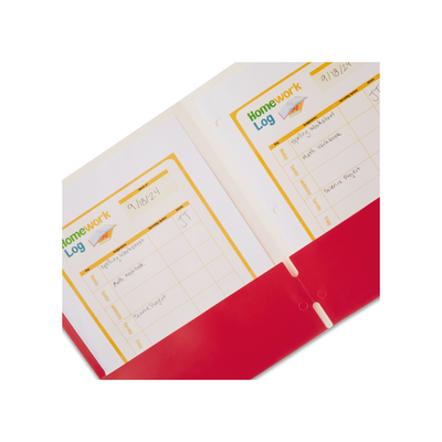 "Pen+Gear Red 2-Pocket Paper Folder"
