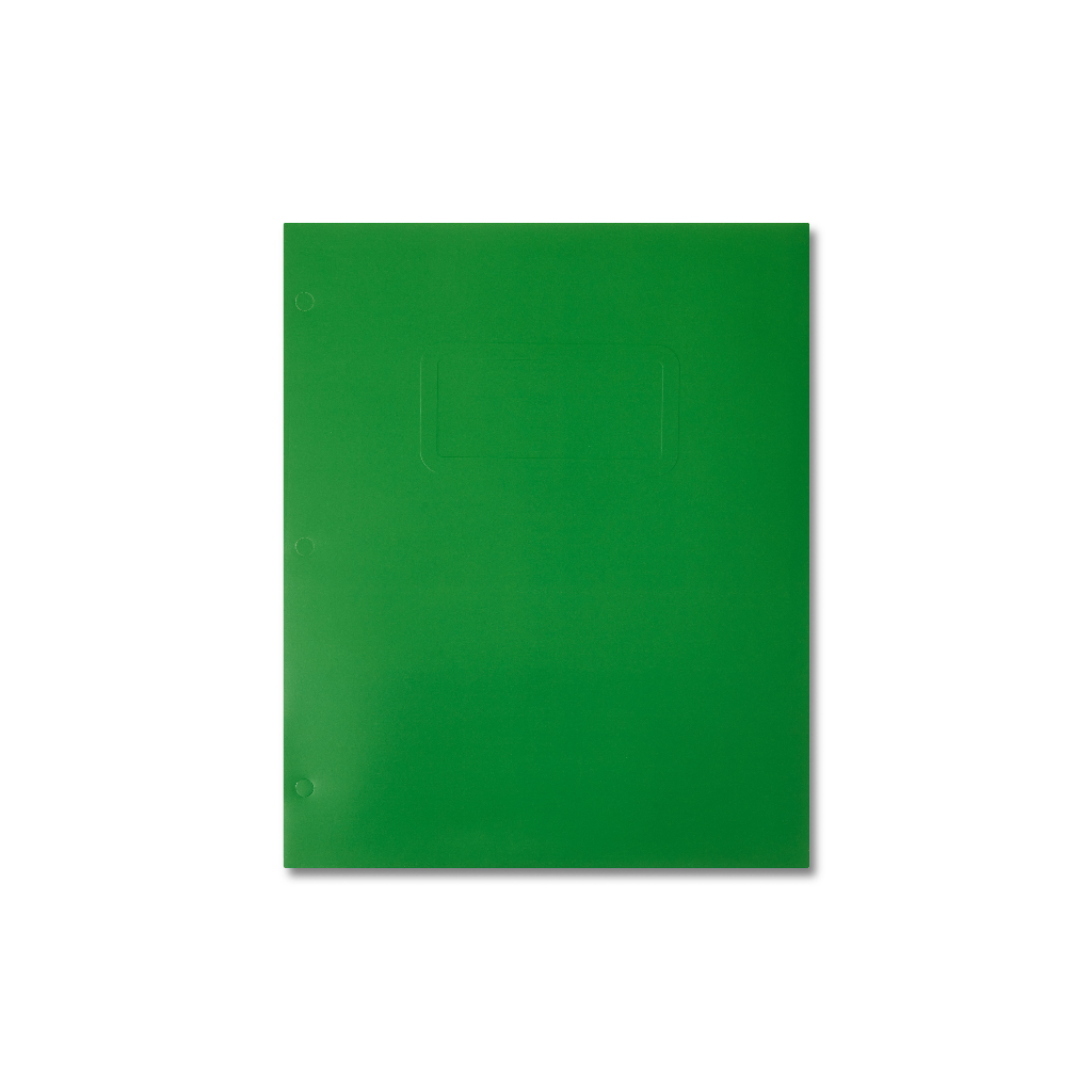 &quot;Pen+Gear Solid Green Letter Size 2-Pocket Paper Folder&quot;
