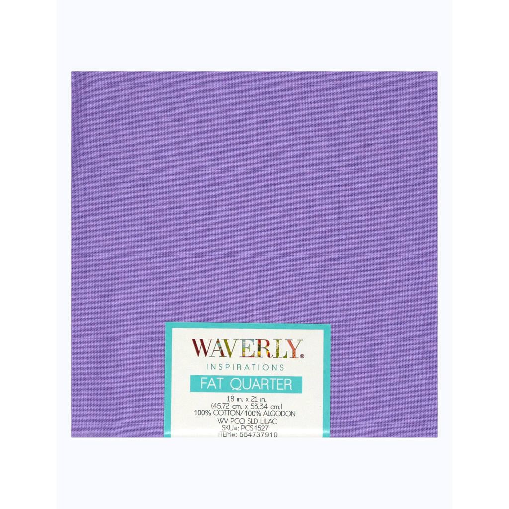 &quot;Waverly Inspirations 18x21 Fat Quarter Lilac Fabric, 1 Each&quot;

