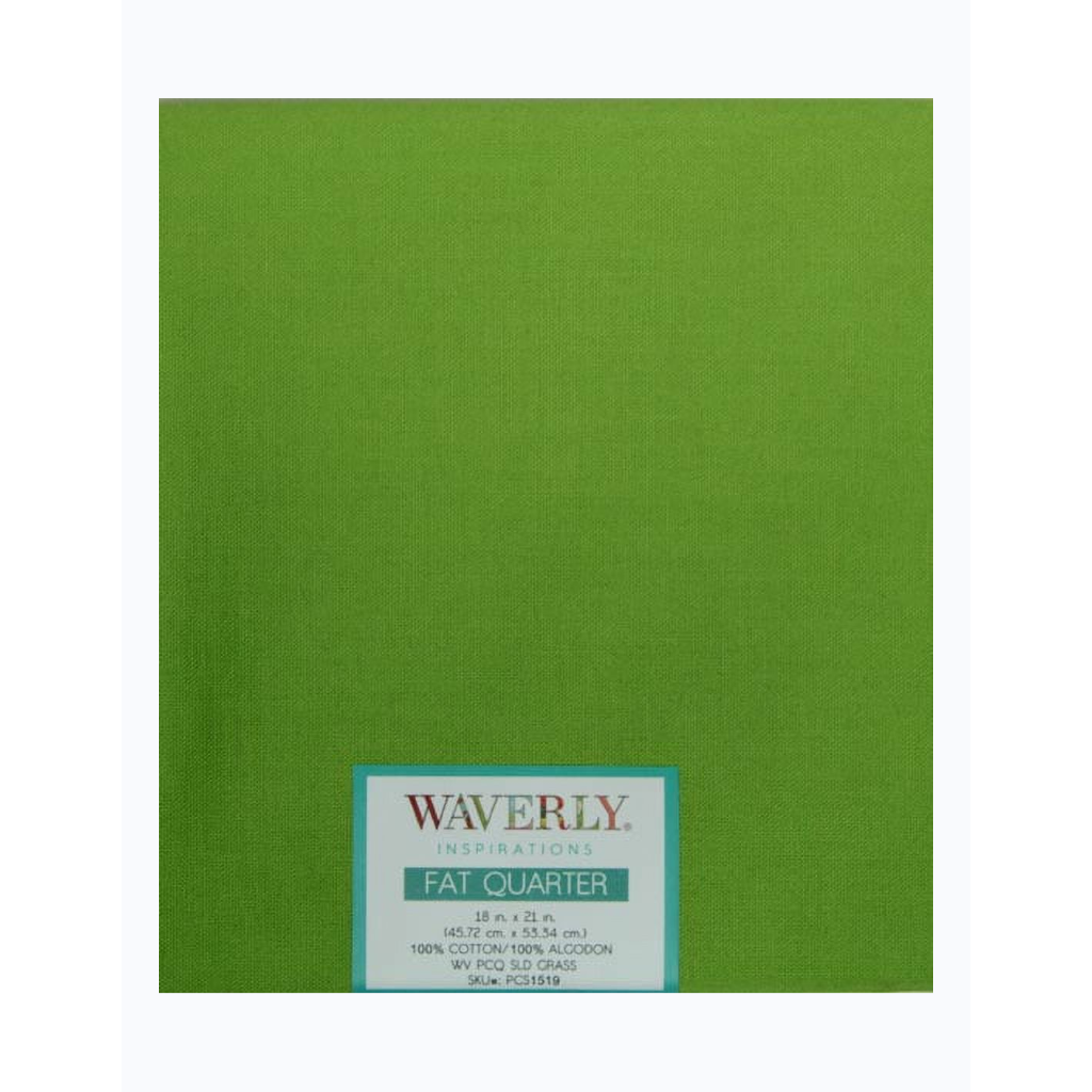 &quot;Waverly Inspirations 18x21 Cotton Fat Quarter Grass Fabric, 1 Each&quot;
