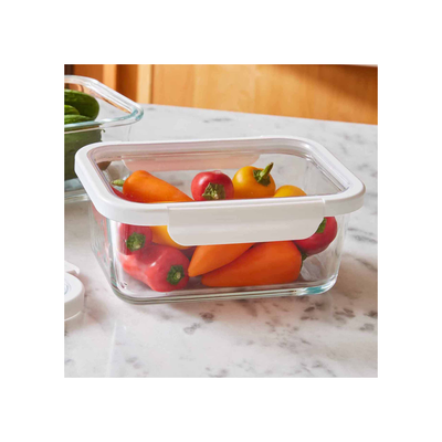 Better Homes &amp; Gardens 2-Piece 4-Cup Glass Food Storage Container with Tritan Lid