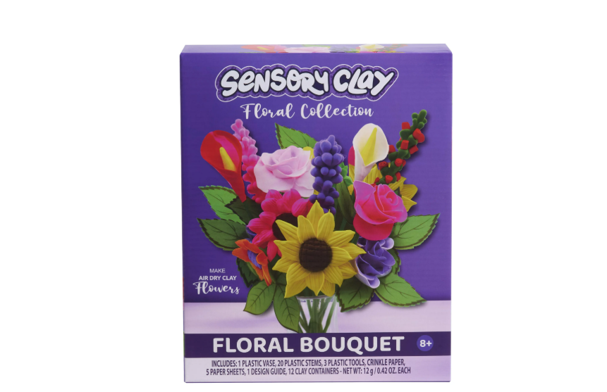 Sensory Clay Floral Collection - Floral Bouquet Kit.