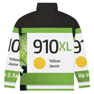 Vivid Threads Unisex Track Jacket in multi-color with black and green accents