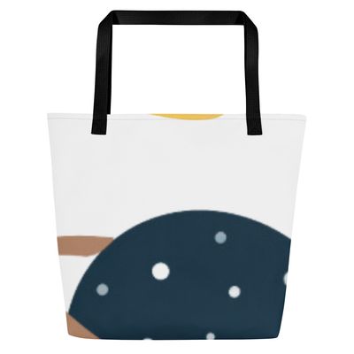 Astronaut’s Companion Large Tote Bag – vibrant, spacious tote with comfortable handles and durable design.