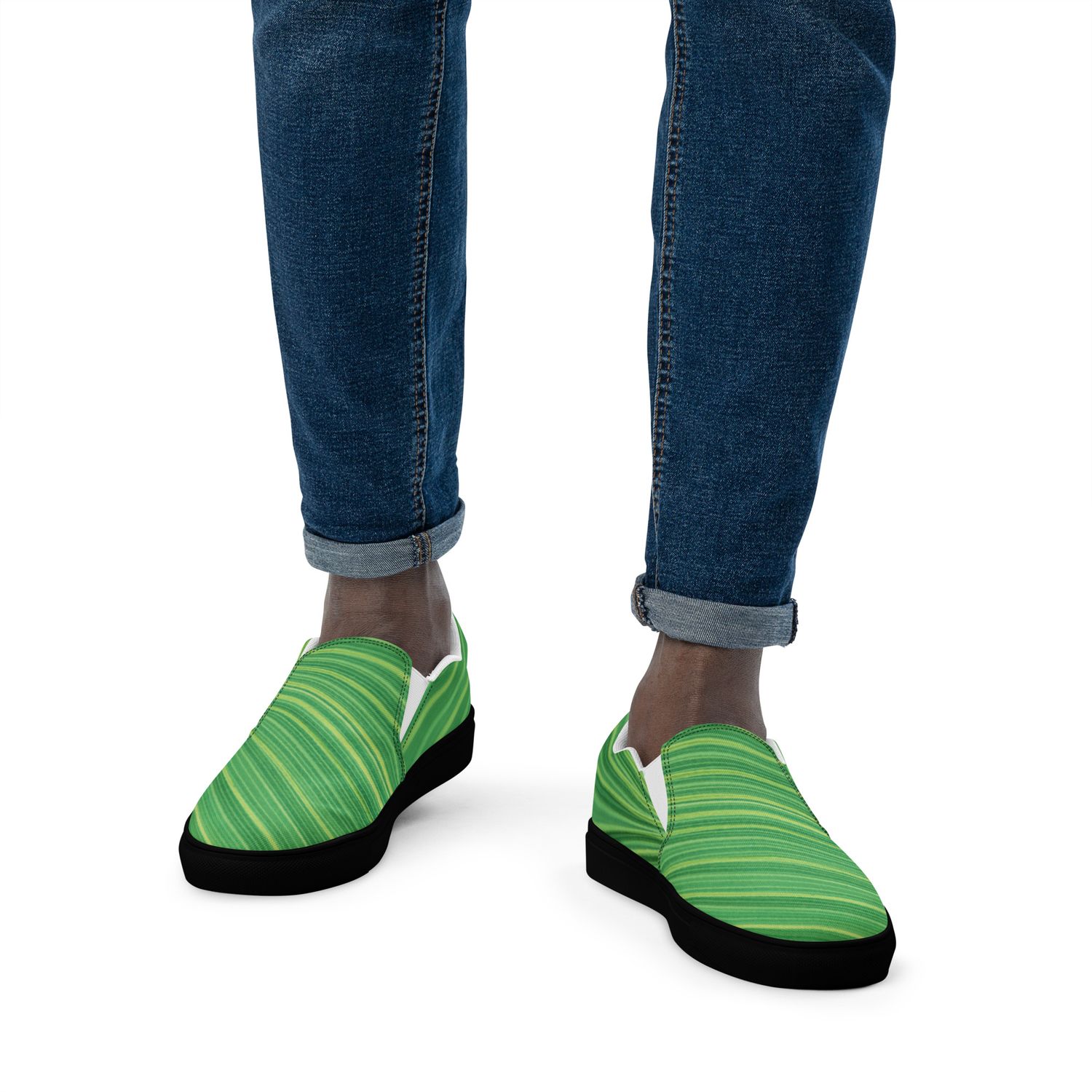 Radiant Wave Explorers Men’s Slip-On Canvas Shoes – Stylish, Comfortable &amp; Adventure-Ready