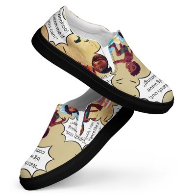 Sunshine and Waves Adventure Women’s Slip-On Canvas Shoes – Light Golden Brown 🌞🌊