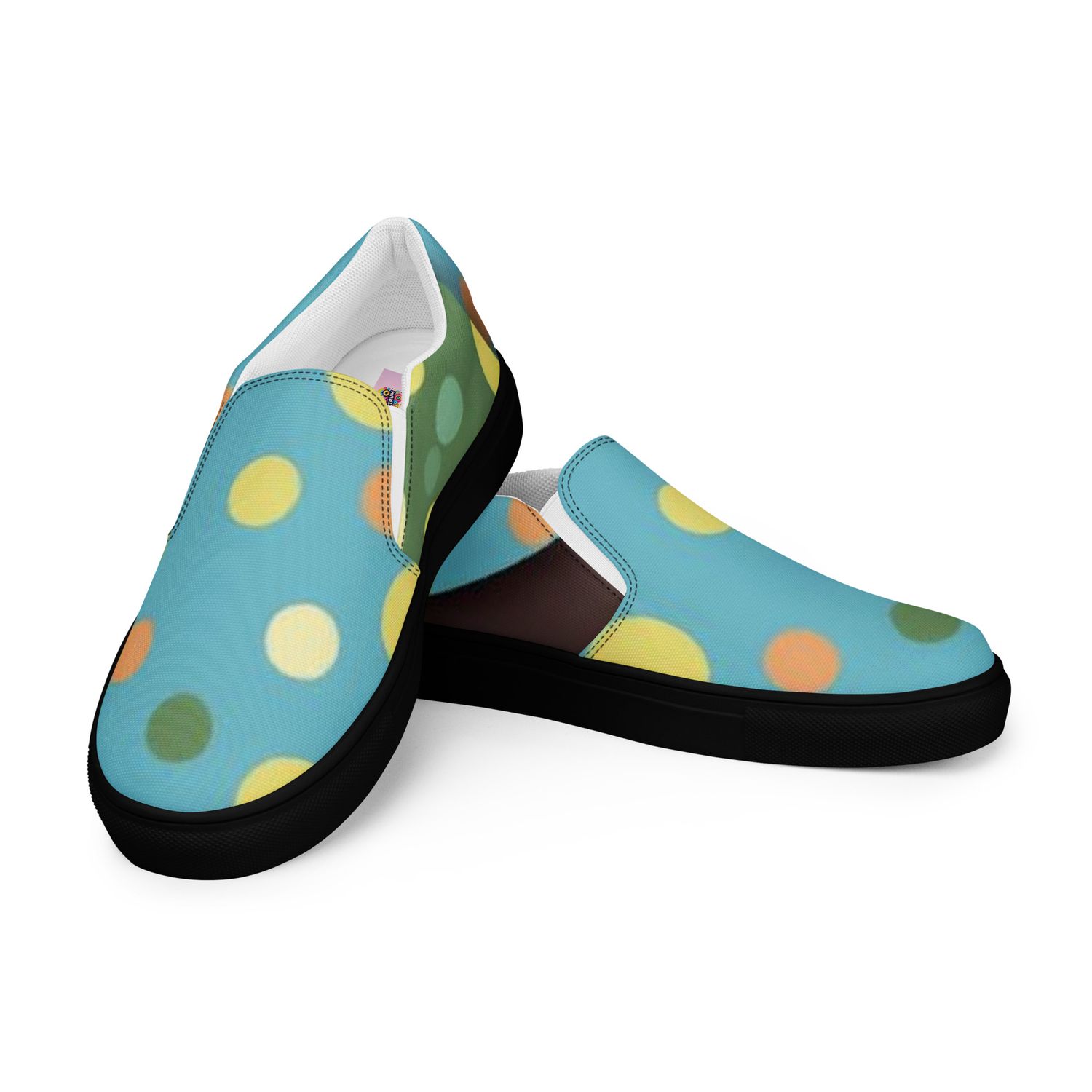 Color Burst Harmony Women’s Slip-On Canvas Shoes – Vibrant, Stylish &amp; Comfortable
