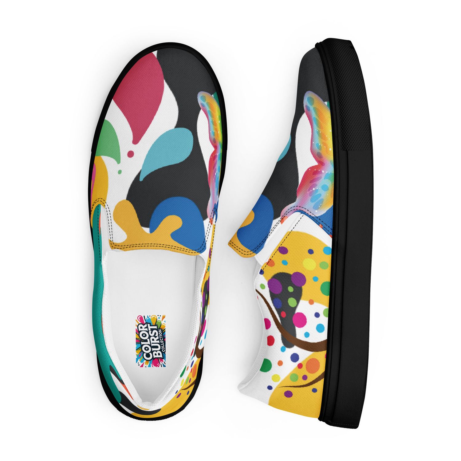 A Colorful World Men’s Slip-On Canvas Shoes: Style and Comfort in Every Step