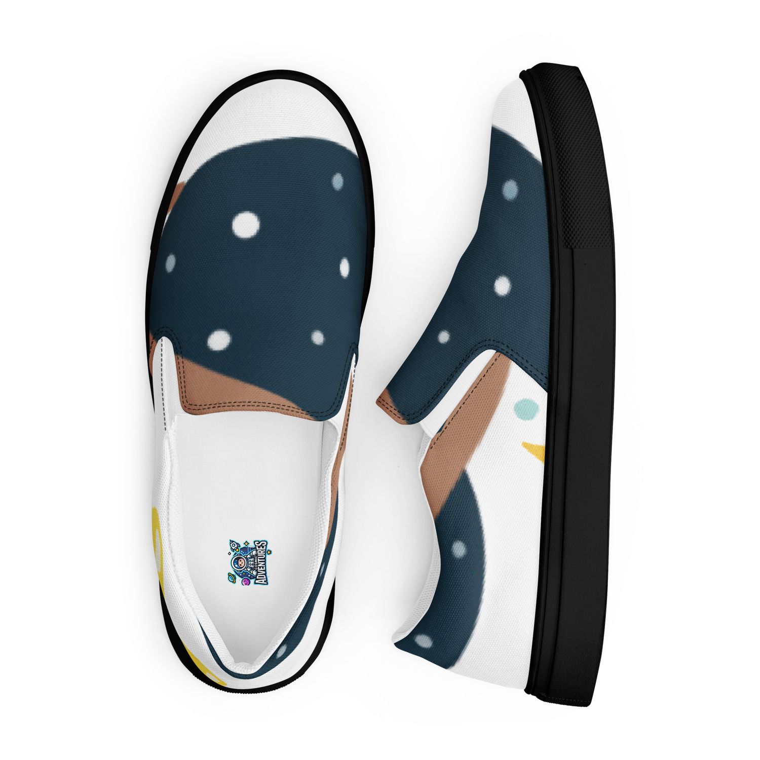 Astronaut’s Companion Men’s Slip-On Canvas Shoes: Comfort Meets Style