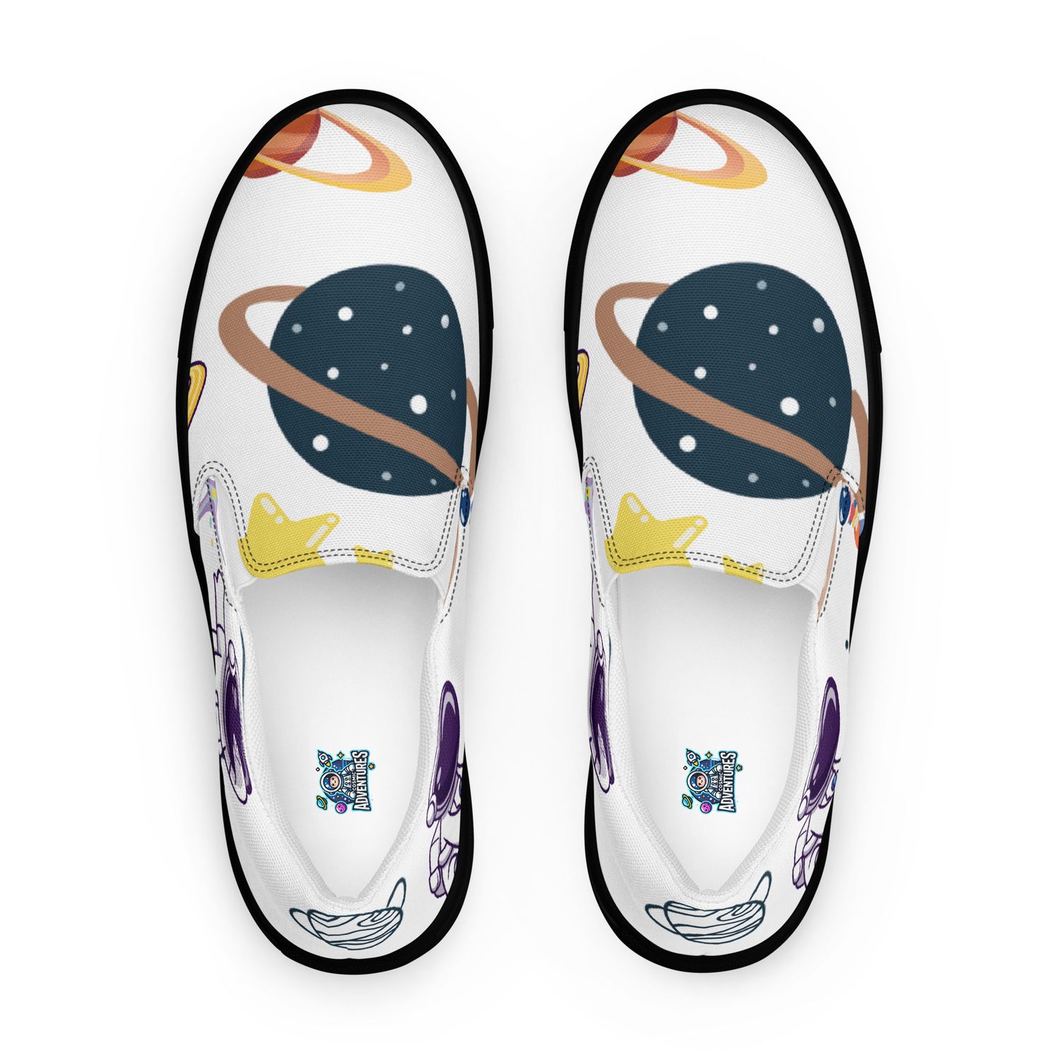 Space Bound Men’s Slip-On Canvas Shoes: Out-of-This-World Comfort