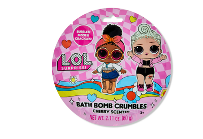 L.O.L Surprise! Bath Crumbles, Cherry Scented, 2.11 oz,1 Count