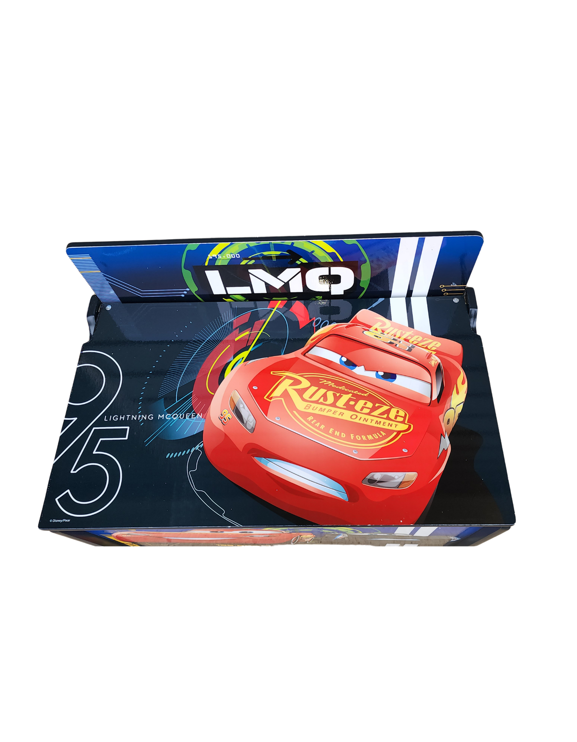 Disney Pixar Cars Deluxe Wood Toy Box by Delta Children, Greenguard Gold Certified