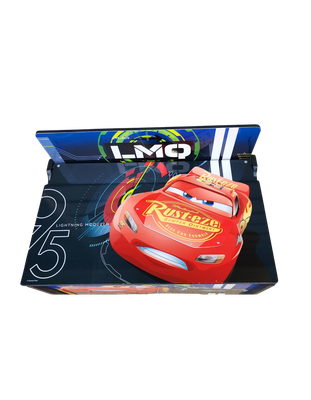 Disney Pixar Cars Deluxe Wood Toy Box by Delta Children, Greenguard Gold Certified