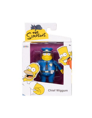The Simpsons 2.5 inch Tall Scaled Collectible Chief Wiggum Action Figure for Child Ages 4+