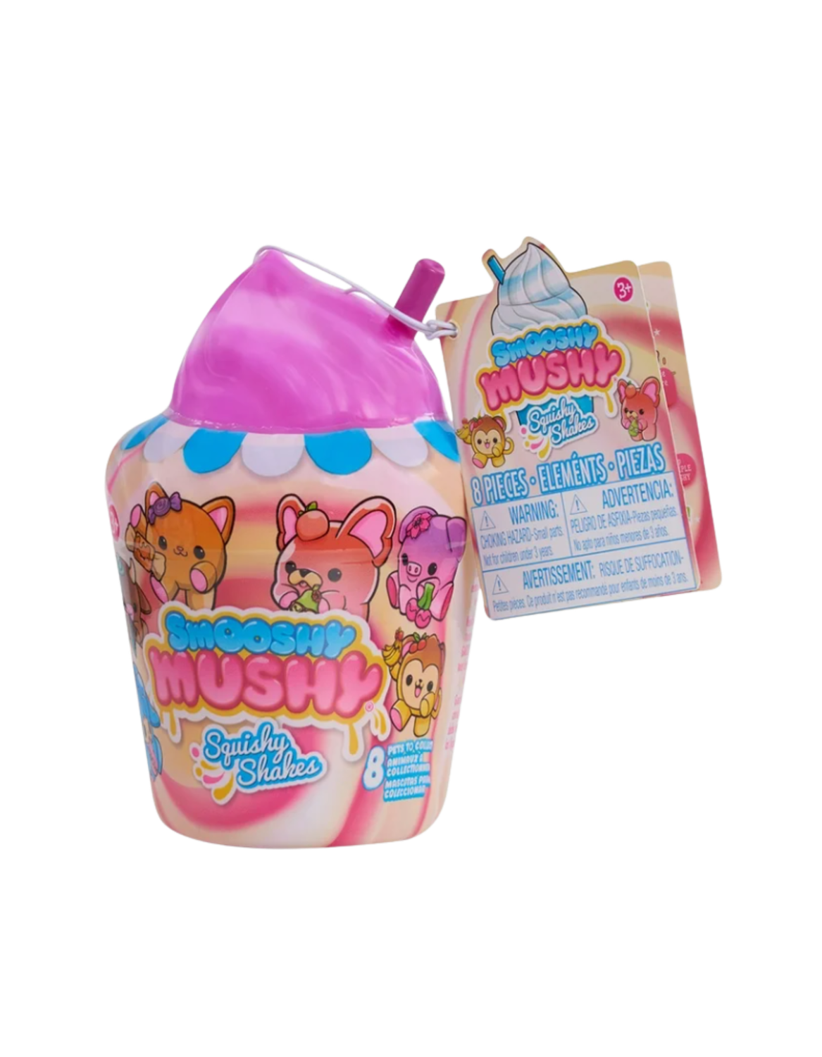 Smooshy Mushy Squishy Shakes Series 1 Collectible Squishy Fidget Toys, Kids Toys for Ages 3 up