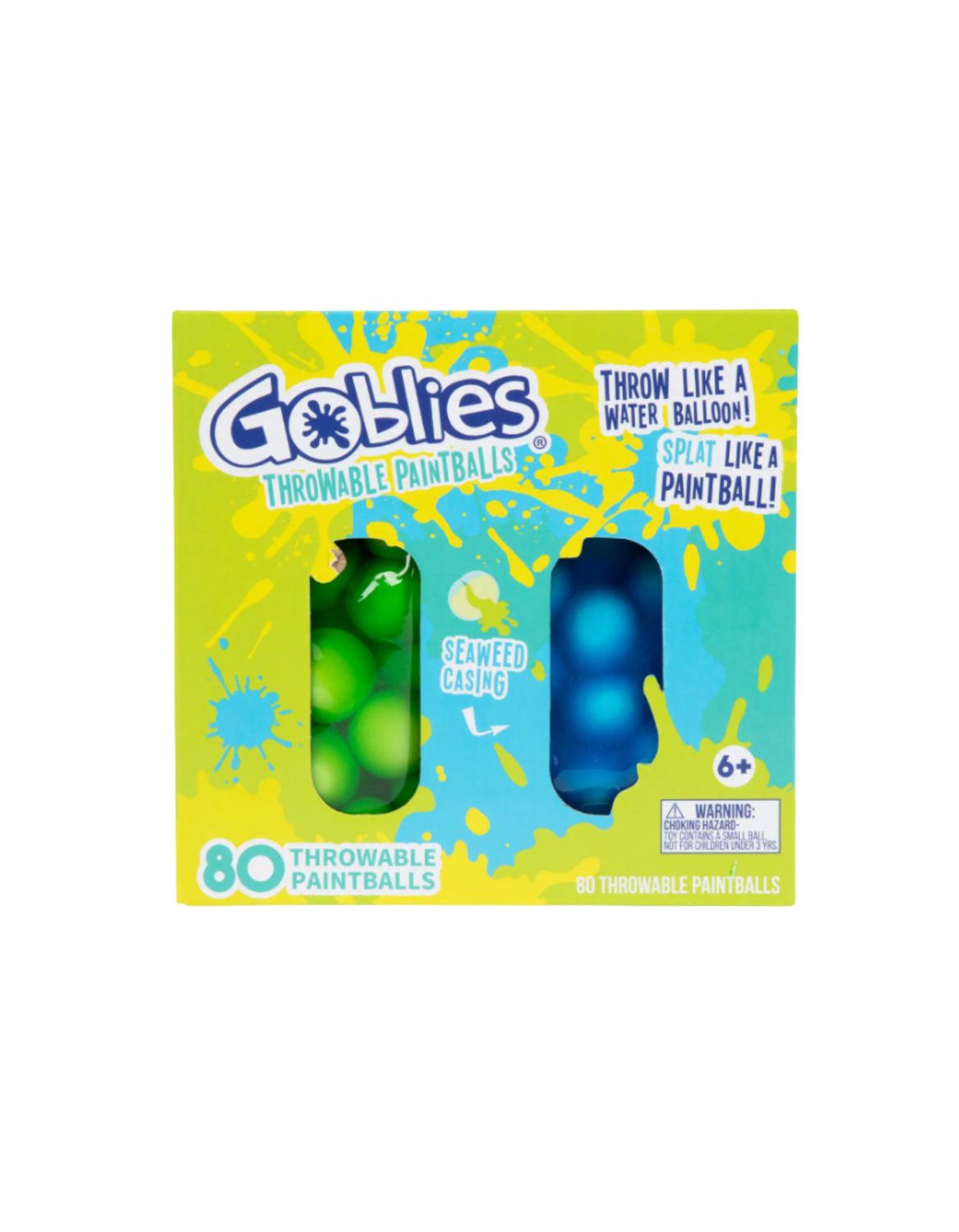 Goblies Throwable Paintball Dual Pack Green/Blue – 80ct