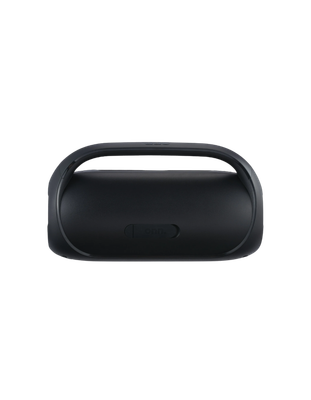 onn. Portable FM Boombox with Bluetooth &amp; LED Lighting - Black