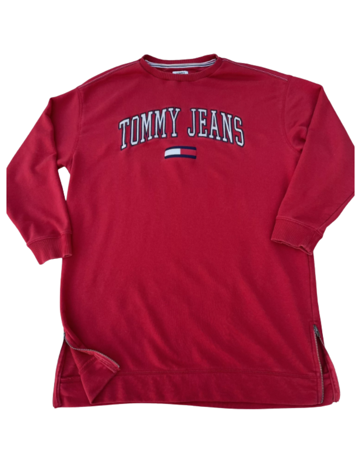 Vintage Tommy Hilfiger Crewneck Sweatshirt Mens M Pullover Embroidered Logo RARE