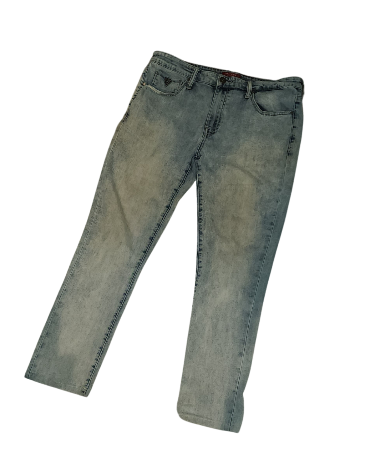 GUESS Modern Skinny Fit Aviator Wash Men’s Jeans – Size 36x34