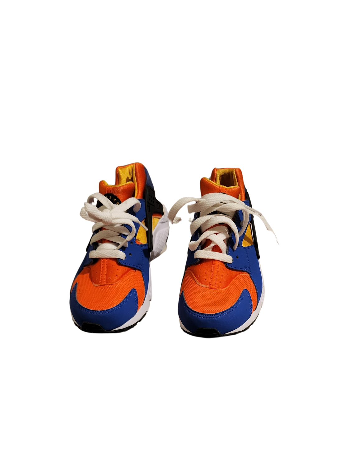 Nike Huarache GS Size 6Y Youth Sneakers Orange Blue Yellow Rare Colorway