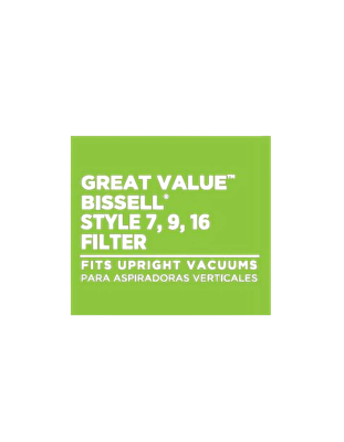 Great Value BISSELL Style 7, 9, &amp; 16 Post-Motor Vacuum Filter, 2349 – HEPA Filtration, 1 Count (New)