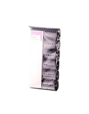 🖤 Diane Beauty Accessories 12pc Magnetic Hair Rollers - 2&quot; | Grey | Sanitary &amp; Washable | New