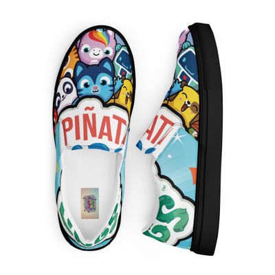 💥 Smash Buddies Women’s Slip-On Canvas Shoes