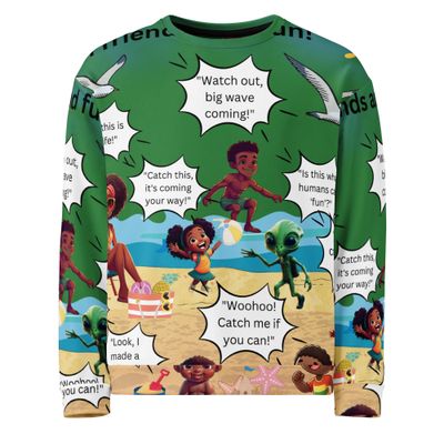 🌿 Sunshine and Waves Adventure Unisex Sweatshirt