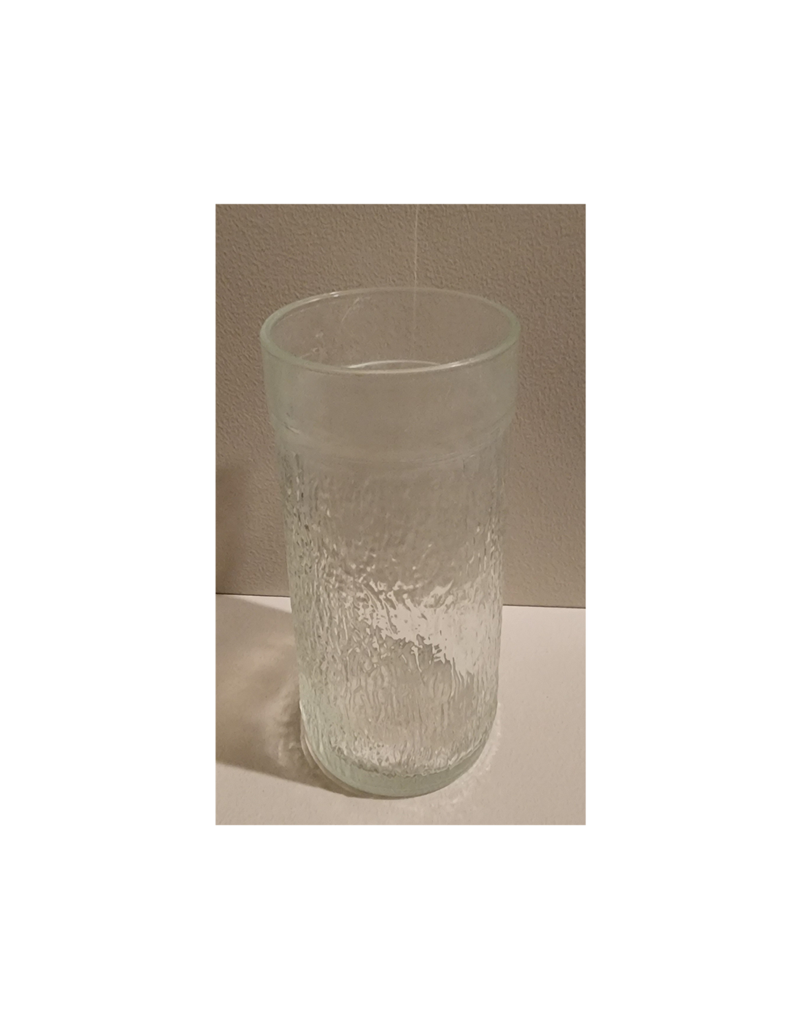 Vintage Kerr Bark Textured Glass Tumblers – Set of 10