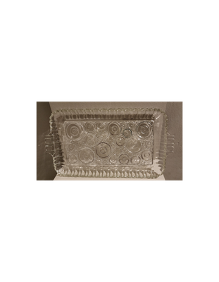 Vintage Anchor Hocking Colonial Lady Serva-Snack Glass Trays – Set of 9