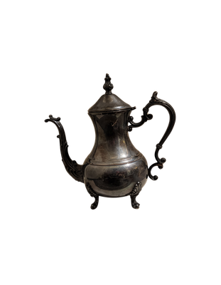 Vintage F.B. Rogers Silver Co. Coffee Pot – Lady Margaret Pattern – Silver-Plated Baroque Elegance | Style #2377 | Circa 1940s