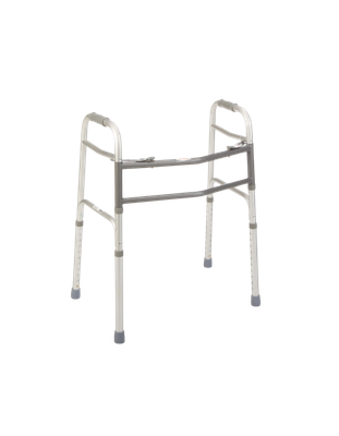 Days Bariatric Walker, 700 lb Capacity, Adjustable Height, Aluminum, Standard Folding Walker, Like New