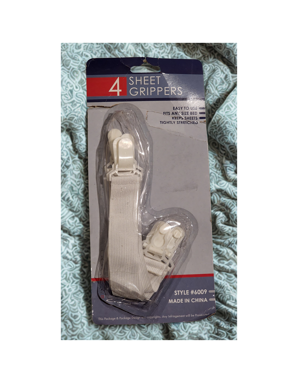 American Linen Sheet Grippers Set of 4 – Bed Sheet Holders, Style #6009