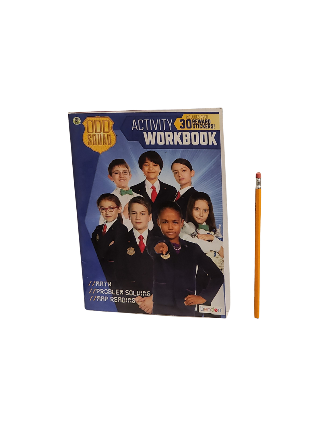 Odd Squad Activity Workbook – PBS Kids – Bendon (Ages 5–8) + Bonus Pencil