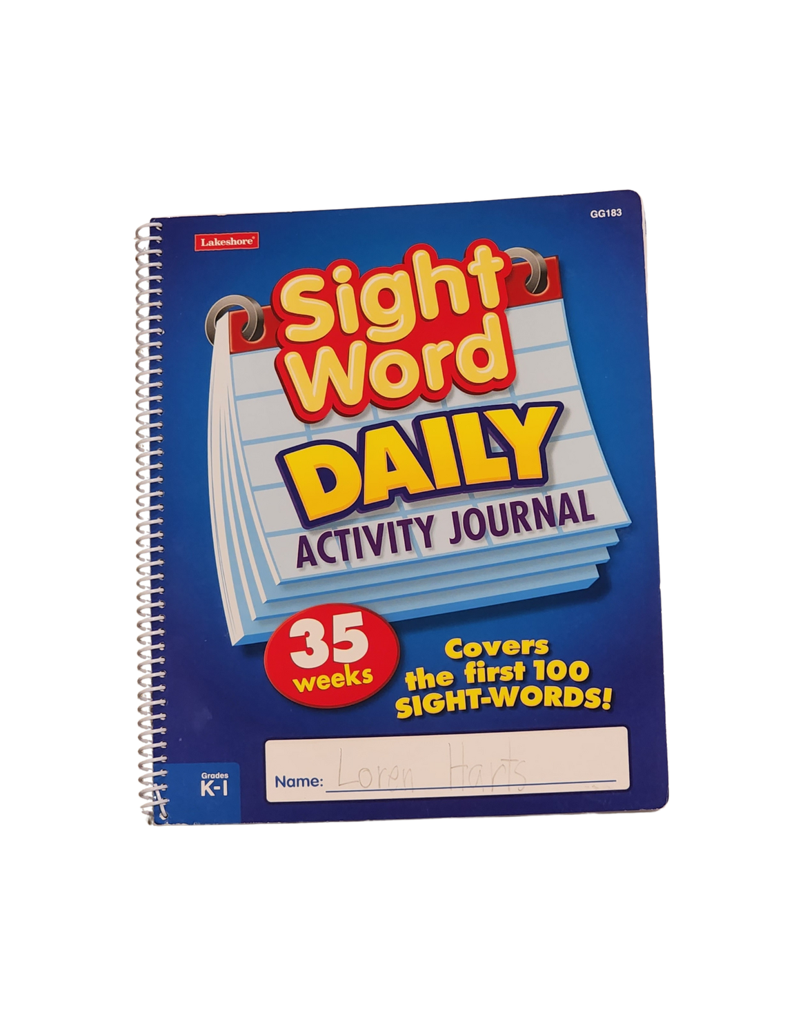 Lakeshore Learning Sight Word Daily Activity Journal – GG183 – Grades K–1