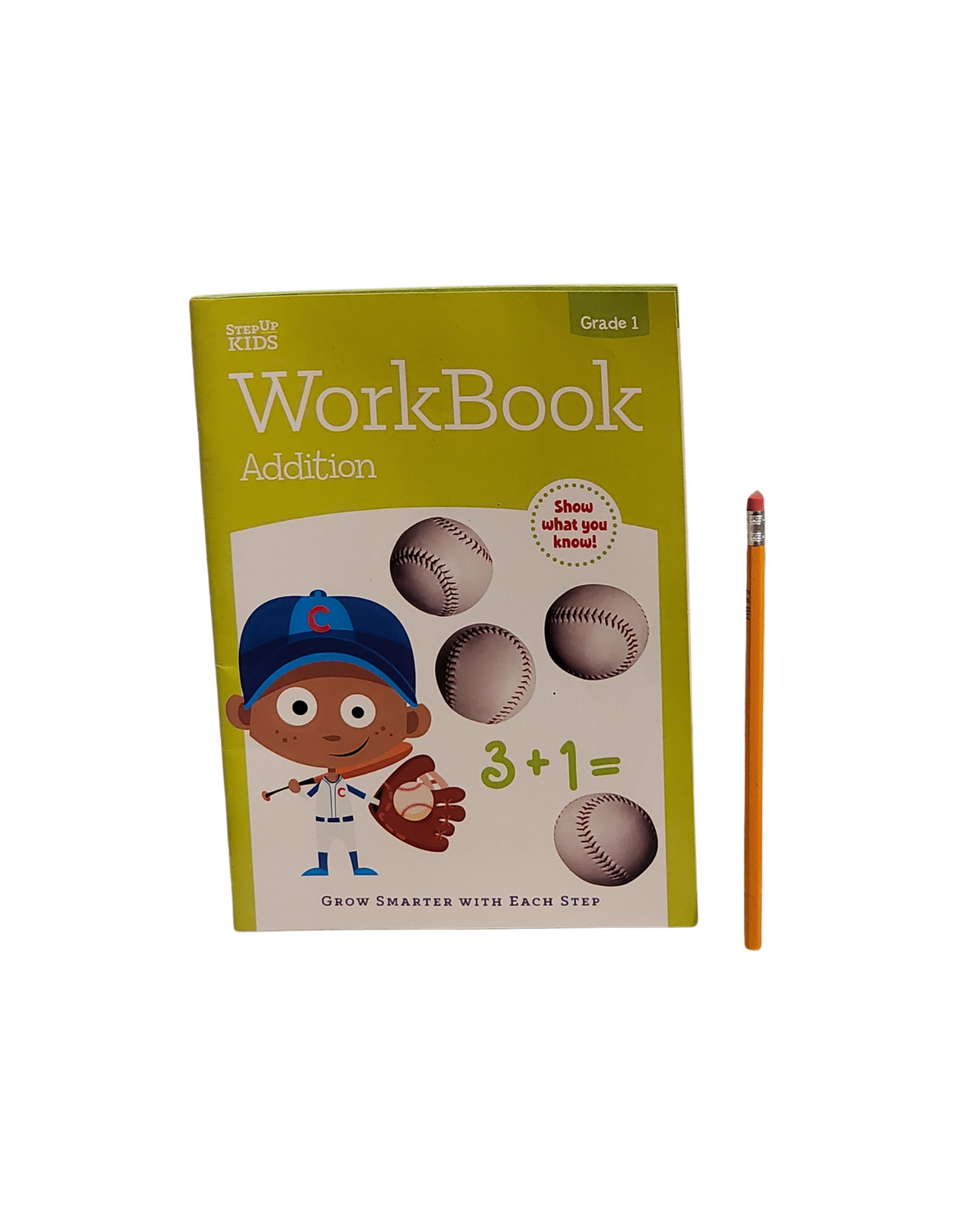 StepUp Kids Workbook Addition – Grade 1 Math Practice – Brand New with Bonus Pencil – Made in USA