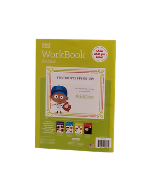 StepUp Kids Workbook Addition – Grade 1 Math Practice – Brand New with Bonus Pencil – Made in USA