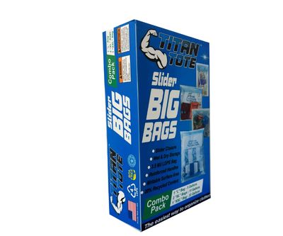 Titan Totes Xmas Combo Pack Storage Bags, Blue