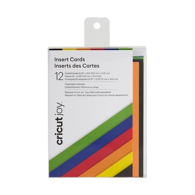 Cricut Insert Cards Fingerpaint Sampler - R20 (12 ct)