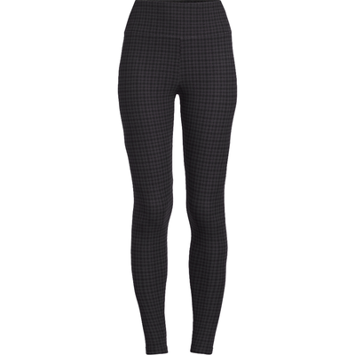 Mini Check Plaid Sueded Leggings in [Color]
