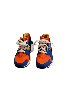 Nike Huarache GS Size 6Y Youth Sneakers Orange Blue Yellow Rare Colorway