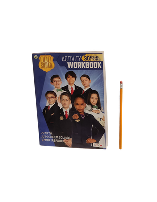 Odd Squad Activity Workbook – PBS Kids – Bendon (Ages 5–8) + Bonus Pencil